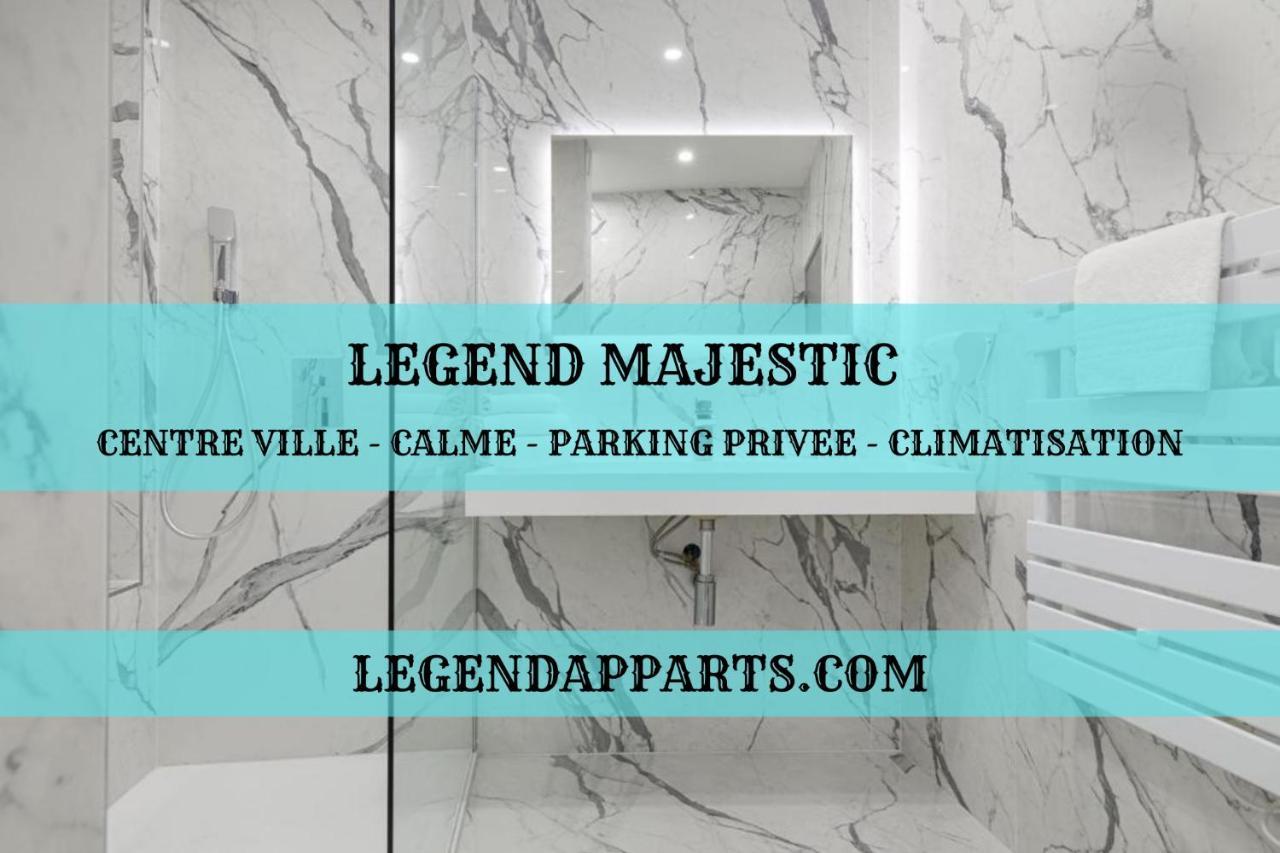 Legend Majestic - Parking Prive Gratuit- Climatisation - Gare - Centre Ville Mâcon Zewnętrze zdjęcie